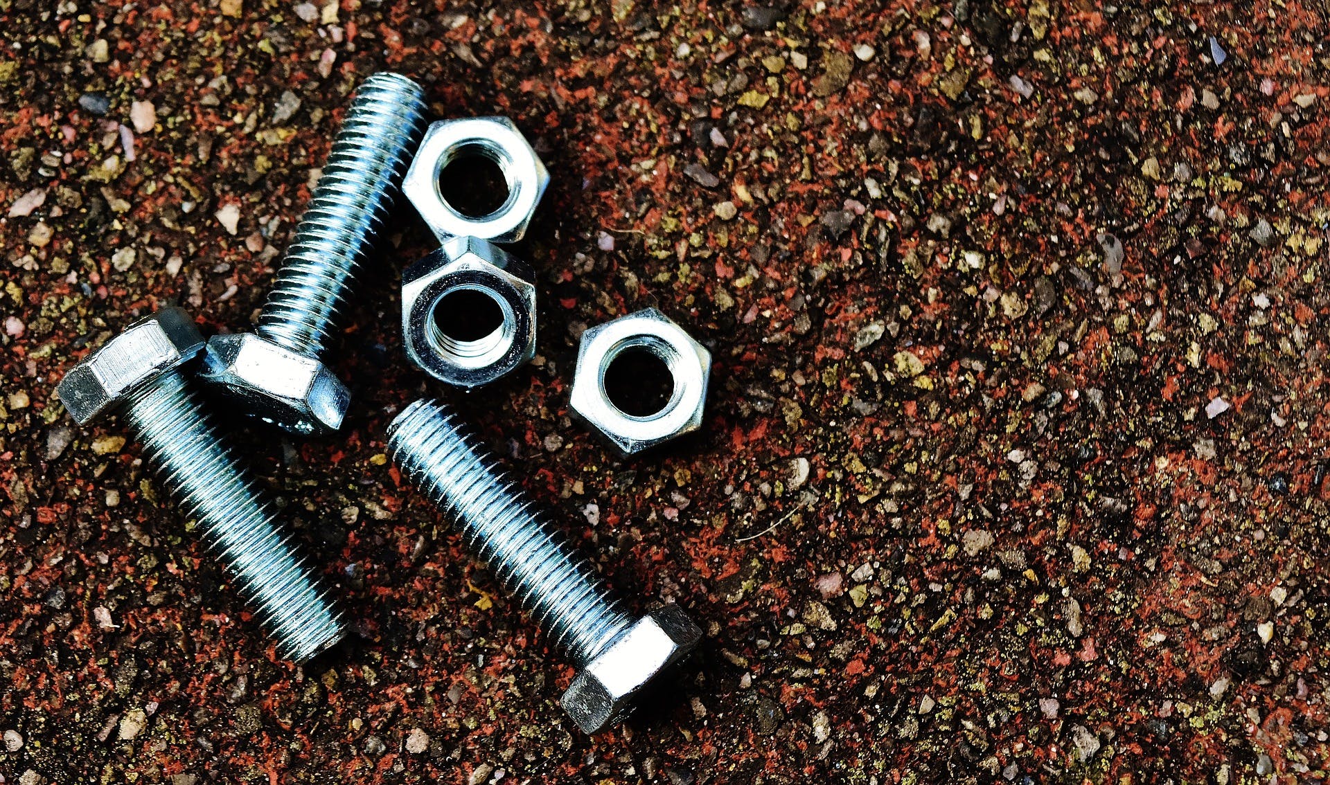 Tempered steel nuts and bolts